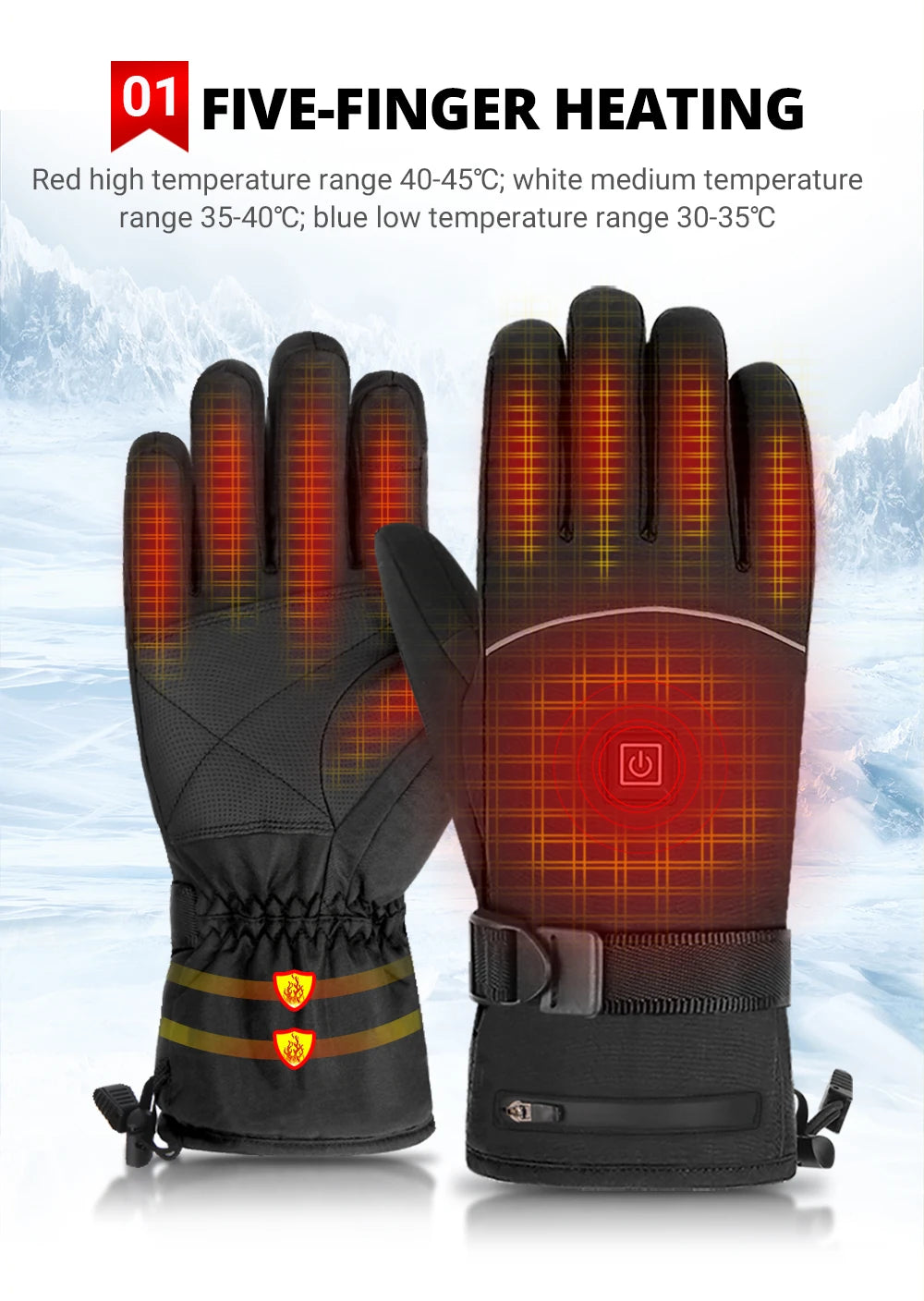 Arctic Thermo Gloves Rechargeable Heated