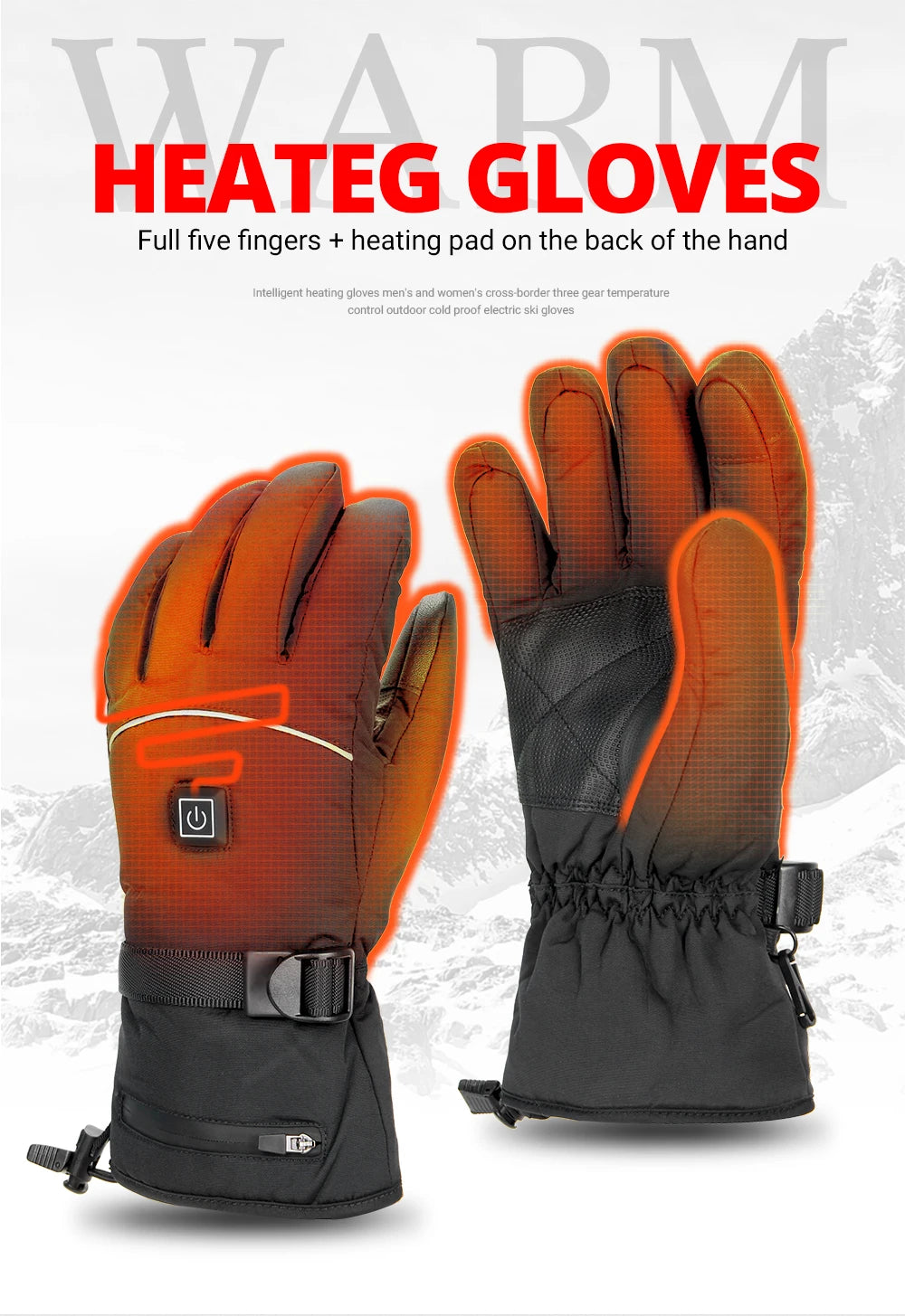 Arctic Thermo Gloves Rechargeable Heated